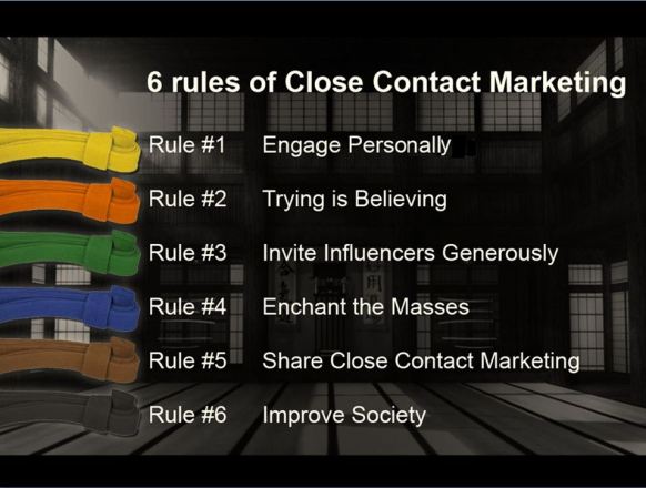 close contact marketing