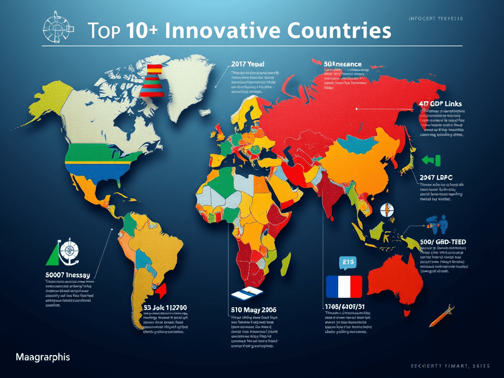What are the Top 10 Innovative Countries&nbsp;[infographic]